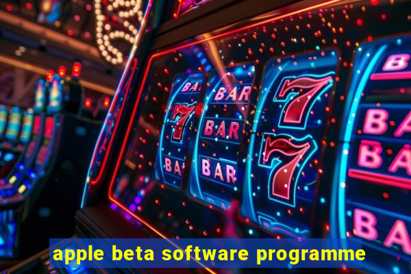 apple beta software programme